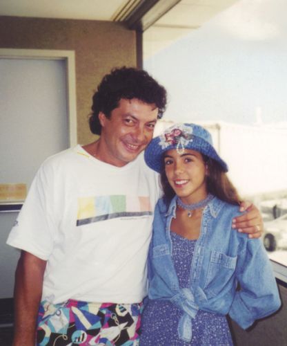 Daniel avec sa fille Dina
