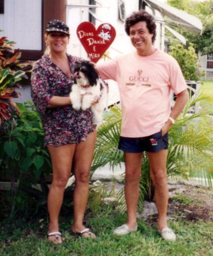 Daniel and Diane in front of their residence in Florida